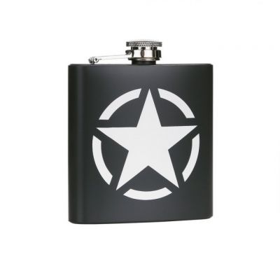 FLASQUE METAL 6 OZ US ARMY VERTE