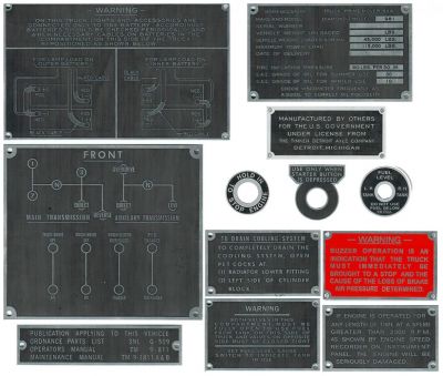 PLAQUES DIAMOND M20