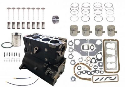 BLOC MOTEUR NEUF JEEP WILLYS + KIT PIÈCES