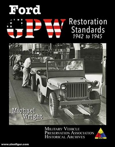 BOOK RESTORATION STANDARD FORD GPW 1942 to 1945