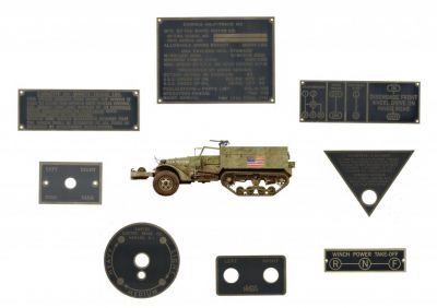 PLAQUES HALF TRACK M3