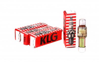 BOUGIE D'ALLUMAGE BLINDEE "KLG" 24 VOLTS (x4)