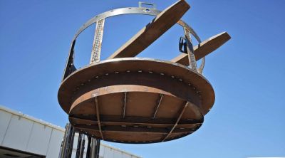 PANIER POUR TOURELLE SHERMAN AVEC CANON 75 MM