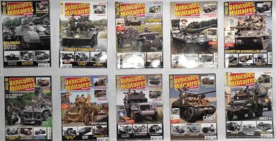MAGASINES VEHICULES MILITAIRES (LOT DE 10)