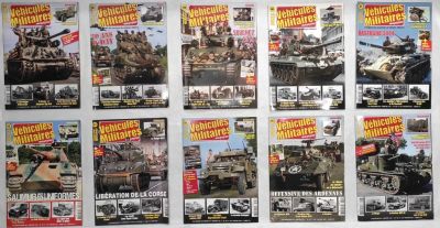 MAGASINES VEHICULES MILITAIRES (LOT DE 10)