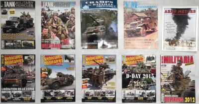 MAGASINES VEHICULES MILITAIRES / TANK MILITARY (LOT DE 10)
