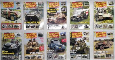 MAGASINES VEHICULES MILITAIRES (LOT DE 10)