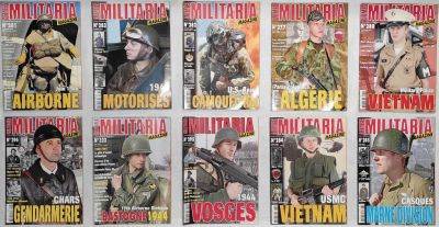 MAGASINES MILITARIA (LOT DE 10)