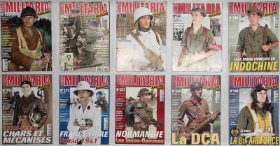 MAGASINES MILITARIA (LOT DE 10)