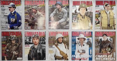 MAGASINES MILITARIA (LOT DE 10)