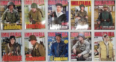 MAGASINES MILITARIA (LOT DE 10)