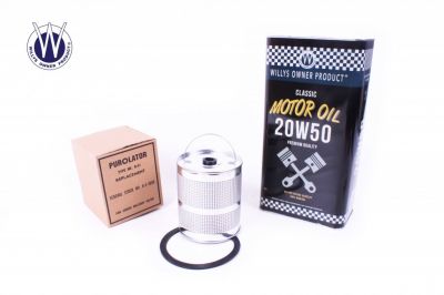 KIT VIDANGE MOTEUR COMPLET JEEP WILLYS 20W50