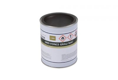PEINTURE GRIS FONCE GRAU MAT 1KG