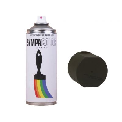 SPRAY VERT OLIVE FONCE MAT ARMEE SUISSE