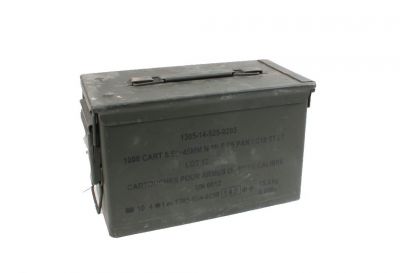 BOITE MUNITION TOLE AF CAL .50 MODELE STD