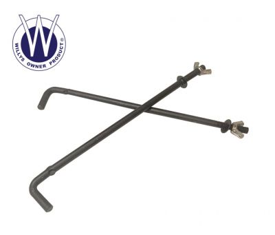 TIGE FIXATION CADRE BATTERIE + PAPILLON (JEU DE 2)