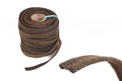 TRESSE DE CALANDRE EN LIN TRAITÉE 1M (LARGEUR 25MM)