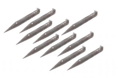 LOT 10 PIQUETS DE TENTE MÉTAL
