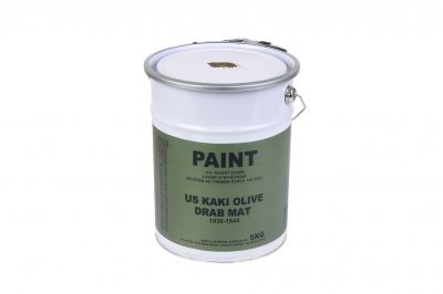 PEINTURE KAKI OLIVE DRAB MAT 1936-1944 -5KG