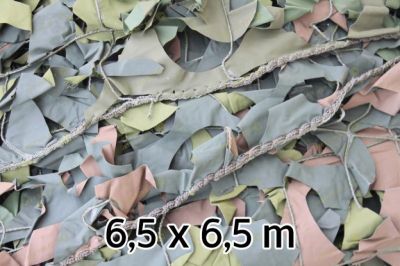 FILET CAMOUFLAGE OCCASION CAMO 6.5 X 6.5M